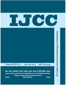  Indian Journal of Criminology & Criminalistics (ISSN 0970 - 4345), Vol .34 No. 1 Jan- June,2015, p.141-152