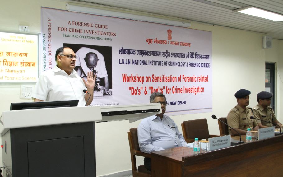 Opening remarks by Sh. Sandeep Mittal, IPS, DIGP (Admin) NICFS