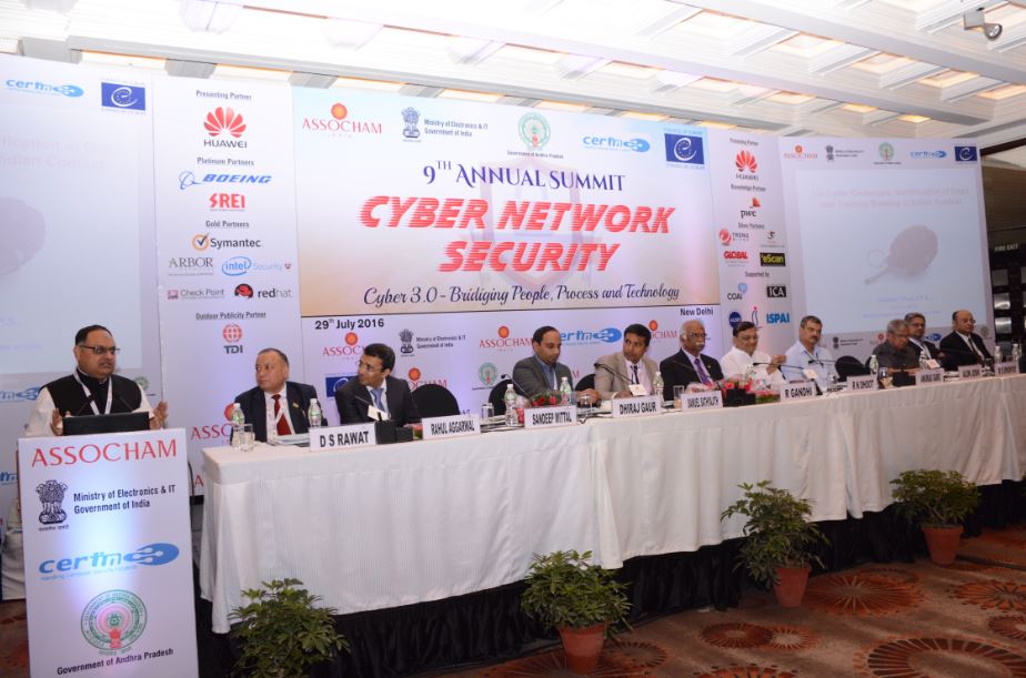 The Valedictory Session “Targeted Attacks: Protection of Critical Infrastructure of the Country & Capacity Building” was graced by the auspicious presence of Shri R. Gandhi, Deputy Governor, RBI, Shri Sandeep Mittal, IPS, Officiating Director, National Institute of Criminology and Forensic Science, Shri R. N. Dhoot (M. P.), Past President, ASSOCHAM.  